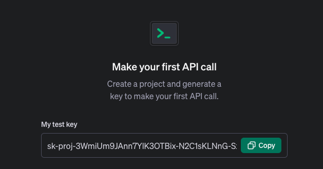 OpenAI API Key