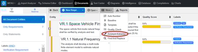 Acronym Extractor Docs View