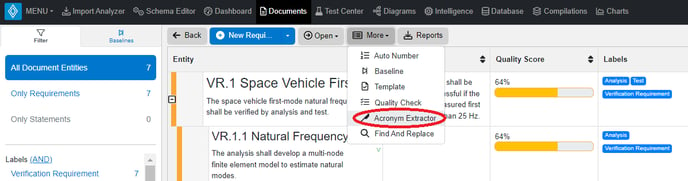 Acronym Extractor Docs View