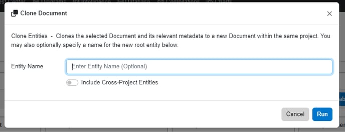 Clone Document Pop Up Docs Dash