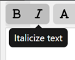 Diagrams Italicize Text 2