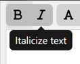 Diagrams Italicize Text 2