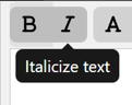 Diagrams Italicize Text 2