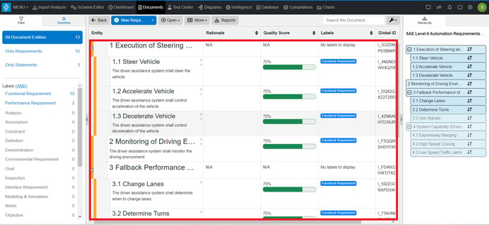 Docs View Doc Highlighted