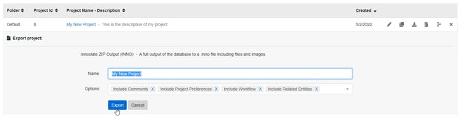 DownloadINNO export
