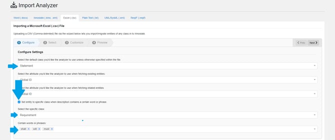 Import Analyzer R and S