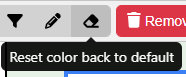 Requirements Diagram Reset Color