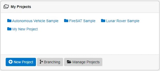 MyProjectsWidget