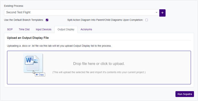 Output-Display-Upload