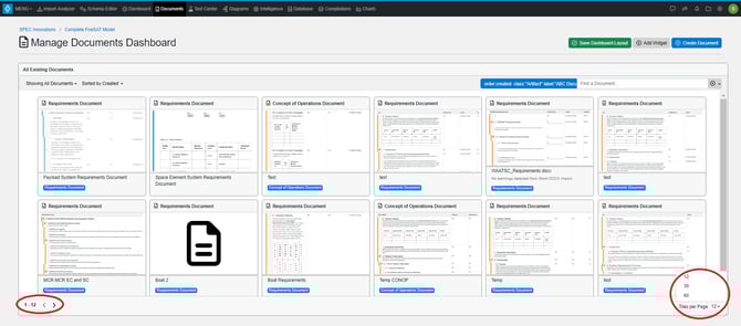 Page AEDW Docs View