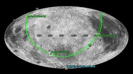       STK Satellite and Location Mapping 