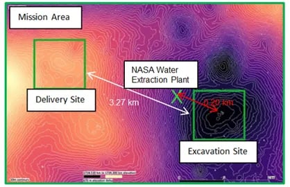 Break the Ice Challenge Topography Map