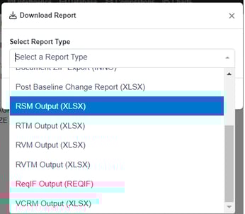 RSM Output docs view