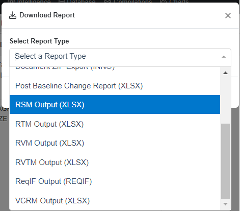 RSM Output docs view