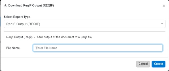 ReqIF popup docs view
