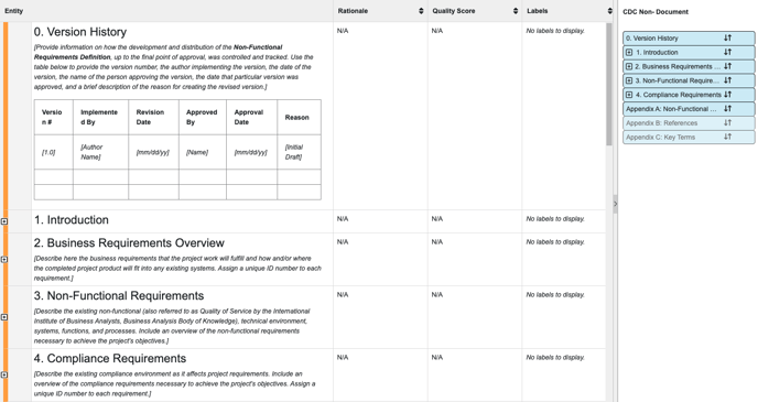 CDC Non-Functional Requirements Document