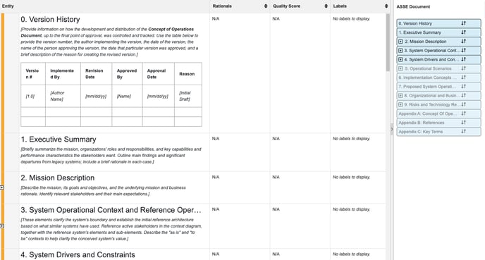 ASSE Concept of Operations Document