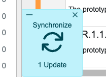 synchronize indicator