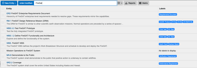 database view snapshot