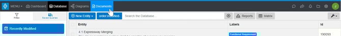 navigate to documents view