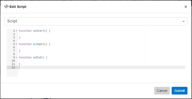 Script window