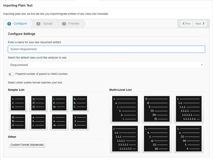 import analyzer txt 2