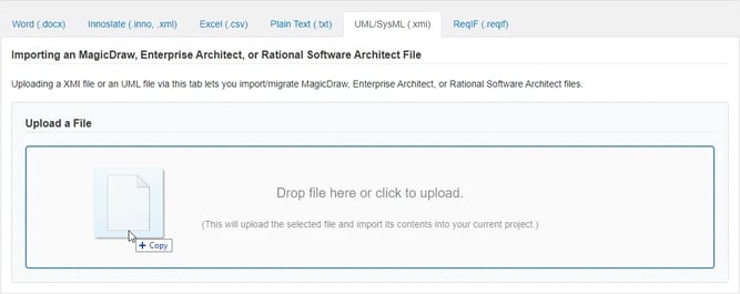 import analyzer xmi 2