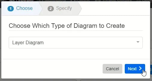 create layer diagram step 1b