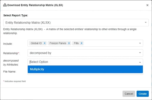 entity relationship matrix 4