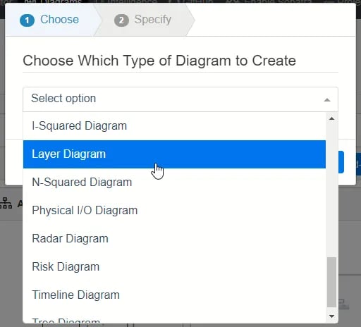 create layer diagram step 1a