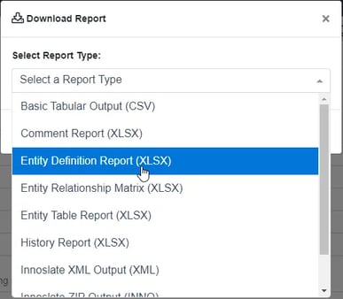 entity definition report 1