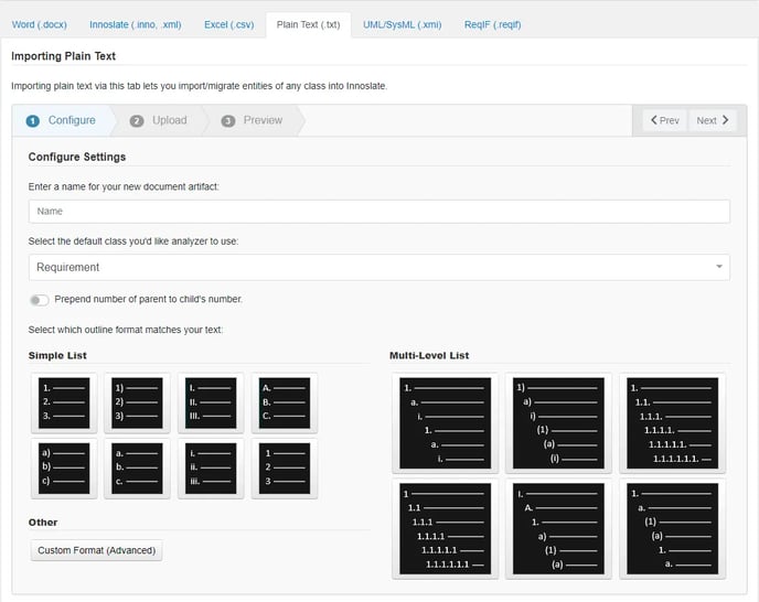 import analyzer txt 1