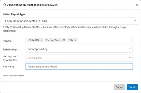 entity relationship matrix 5