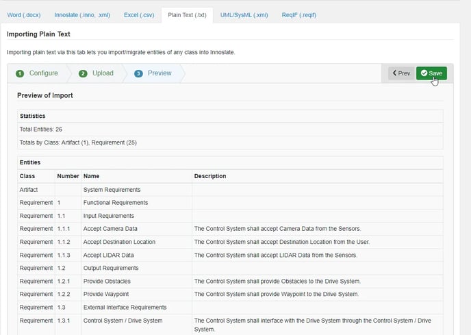 import analyzer txt 8