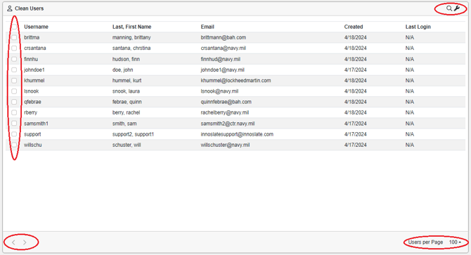 clean users clean dash overview