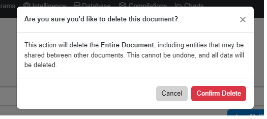 delete document confirmation popup docs dash