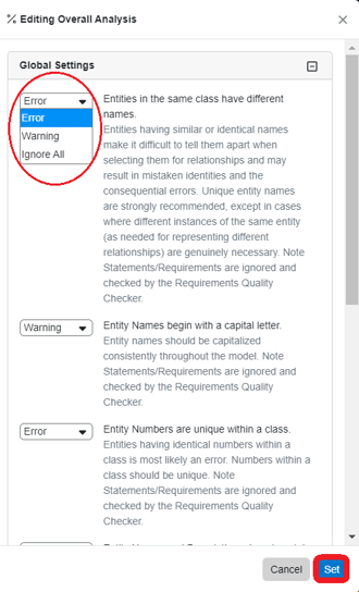 edit widget intelligence dashboard