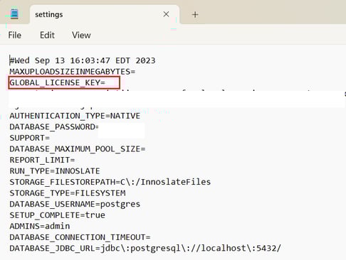 global license key highlight settings prop file-2