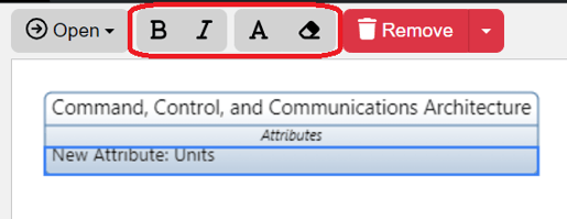 Operation, Attribute, Input Paramenter and Return Type Construct Editing class diagram