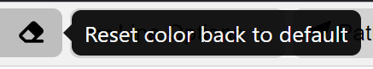 Line Construct reset color option class diagram