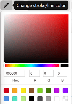 Line Construct color options class diagram