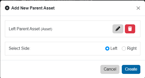 create new parent asset icd