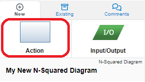 adding action construct nsquared diagram step 1