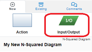 select io to add nsquared diagram step 1