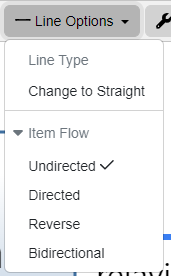 line options menu for i/o physical i/o diagram