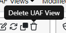 delete UAF Card Editing Options