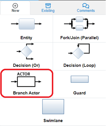 adding branch actor step 1