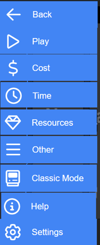 discrete even simulator menu