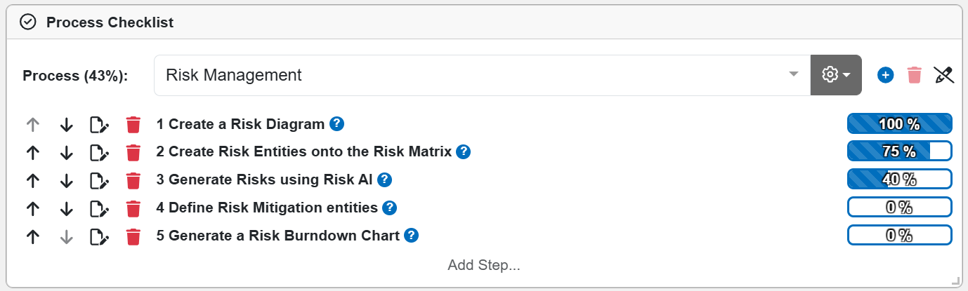 Check List Widget Process Checklist Widget