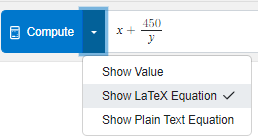 LaTeX Equation